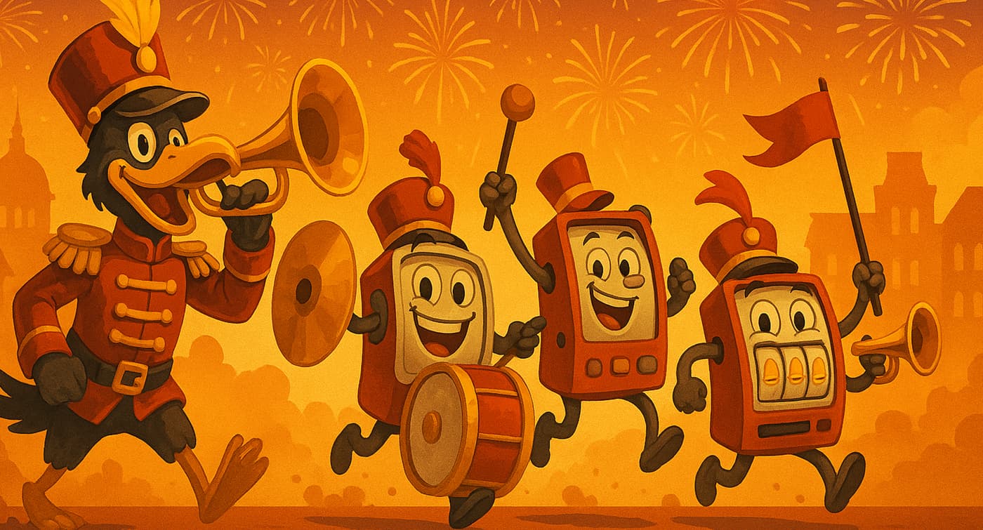 Ta nu 200% specialbonus! Otrolig mars med Slotspel