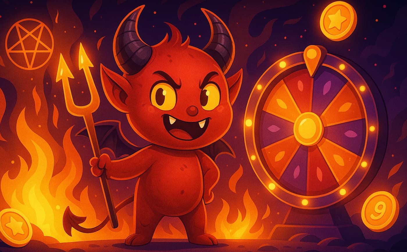 Fånga satan och 10 gratissnurr på söndagar!