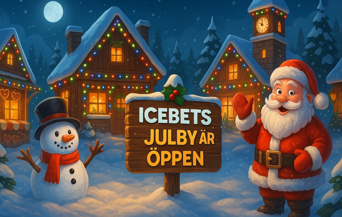 Icebets julby aÌr oÌppen