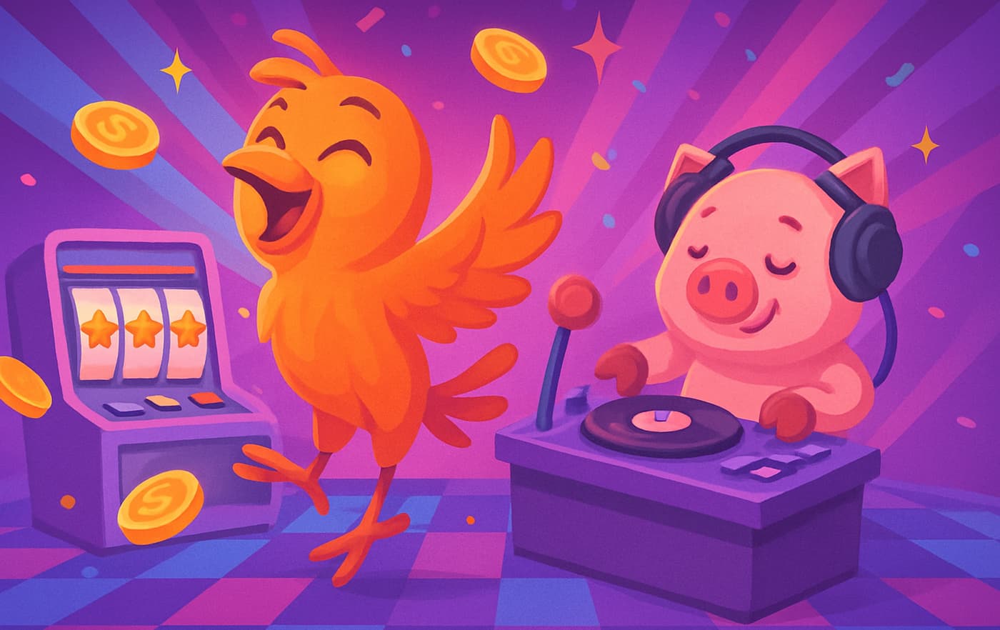 Aijai vilken stämning det är i Boosts gratissnurr-rumba!