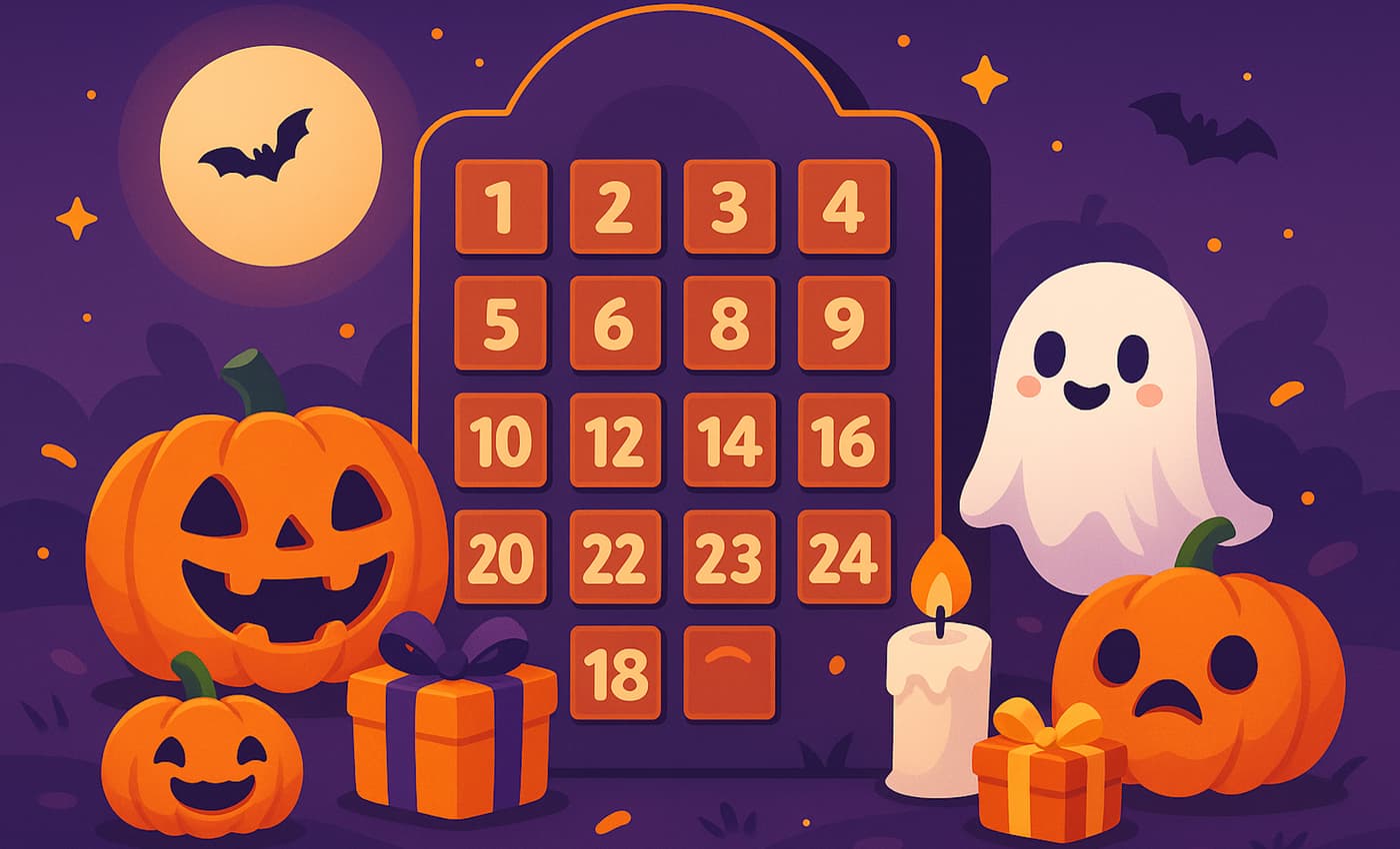 Halloweenkalendern är här!
