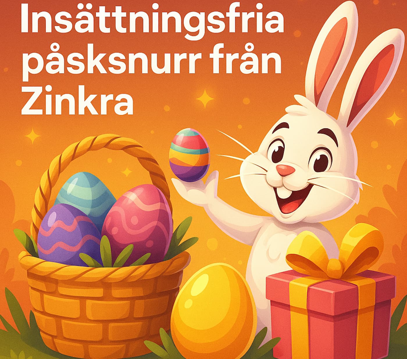Insättningsfria påsksnurr från Zinkra