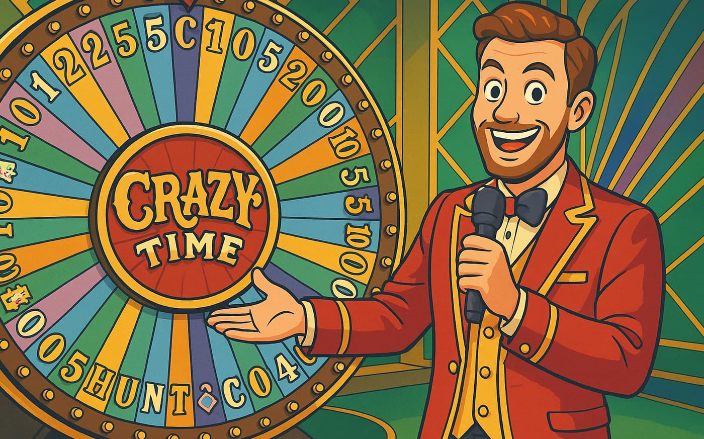 Crazy Time - galen och rolig live-spel