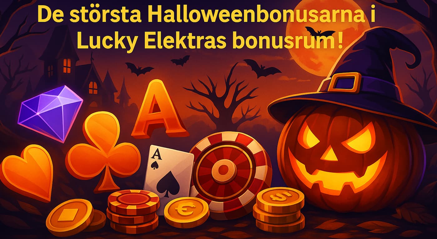 Lucky Elektran bonuskammiossa Halloweenin kovimmat bonarit!