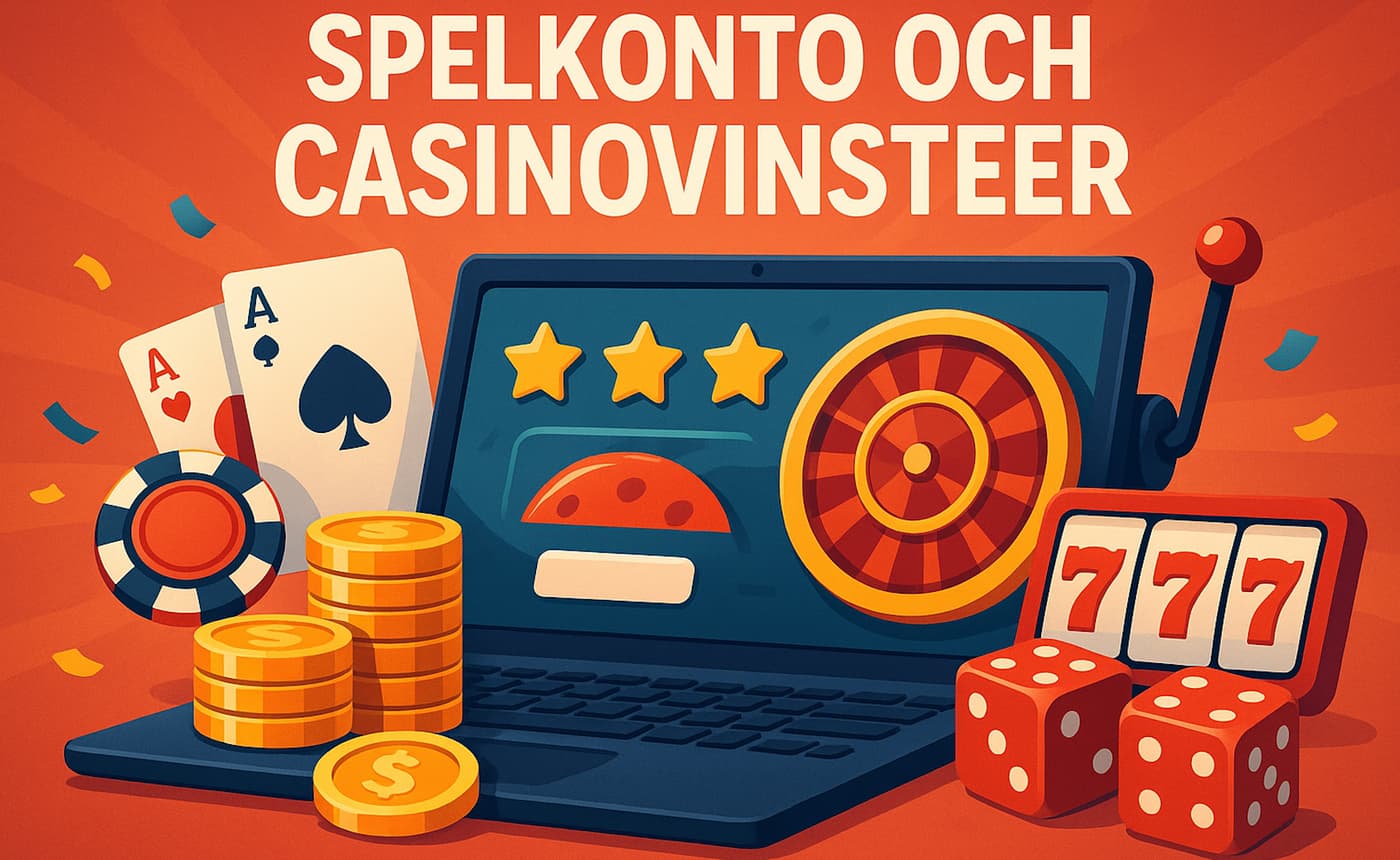 Spelkonto och casinovinster - undvik de vanligaste fallgroparna!