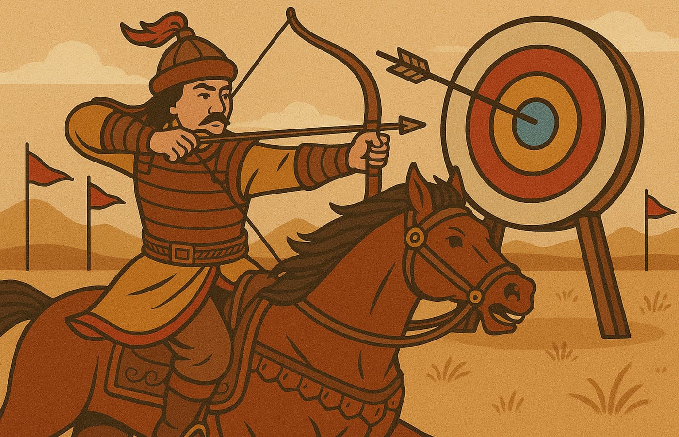 Mongol Treasure II: Bågskytte Tävling