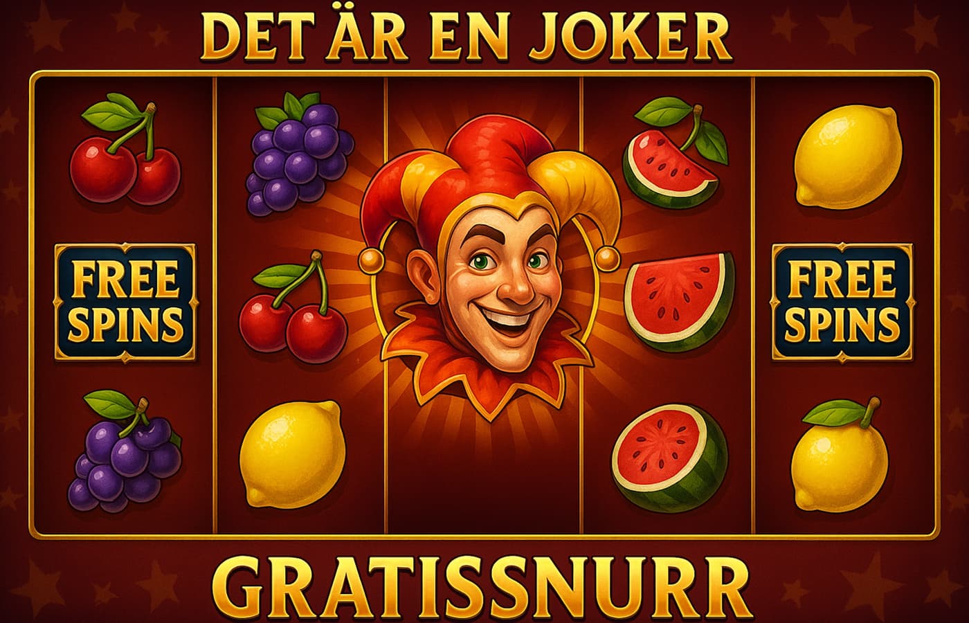Det är en Joker gratissnurr