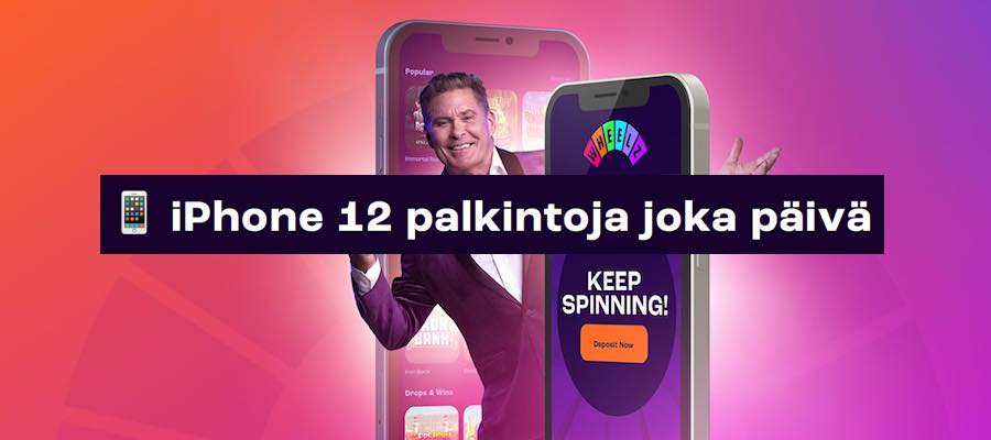 Vinn iPhone 12-telefoner under februari månad på Wheelz Casino!