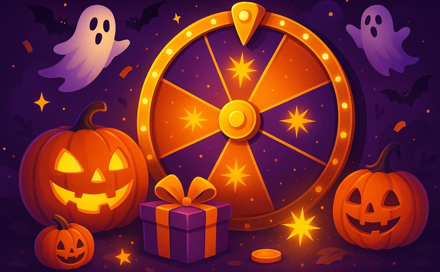 Snurra Buster Banks Halloween-hjulet och få snurr!